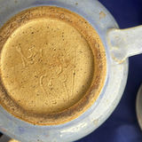 Pottery including small Blue Teapot and Soup Bowls with Underplates - thumbnail 15 of 18