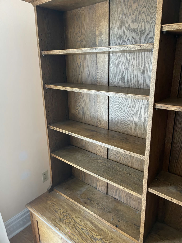 Vintage Large Wooden Shelving Unit - image 8 of 9