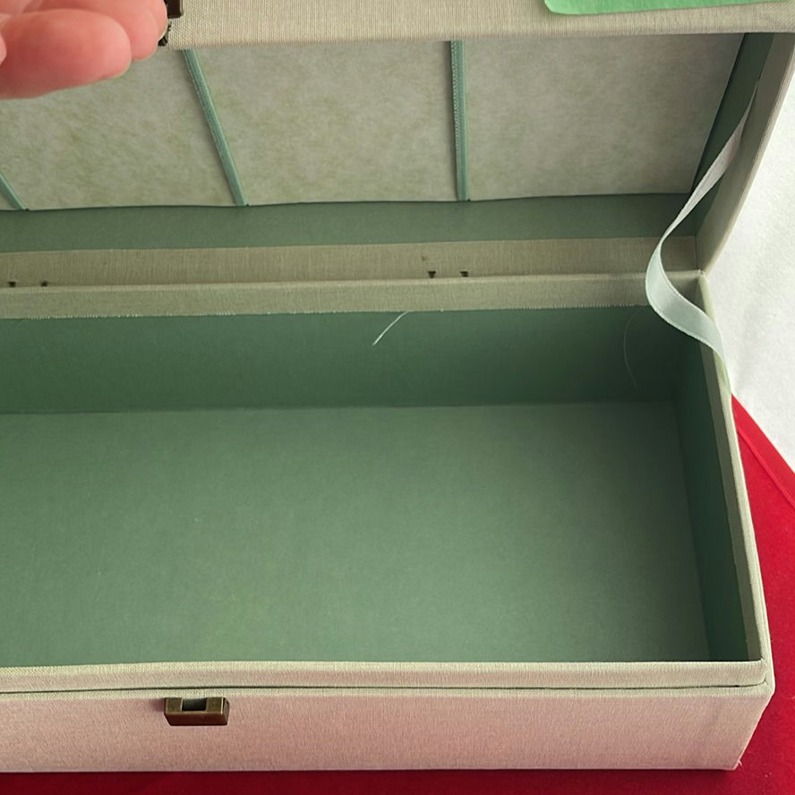 Wooden Jewelry Holder and Fabric Box - image 3 of 8