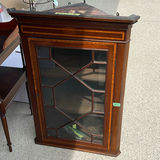 Antique Corner Display Cabinet - thumbnail 1 of 7