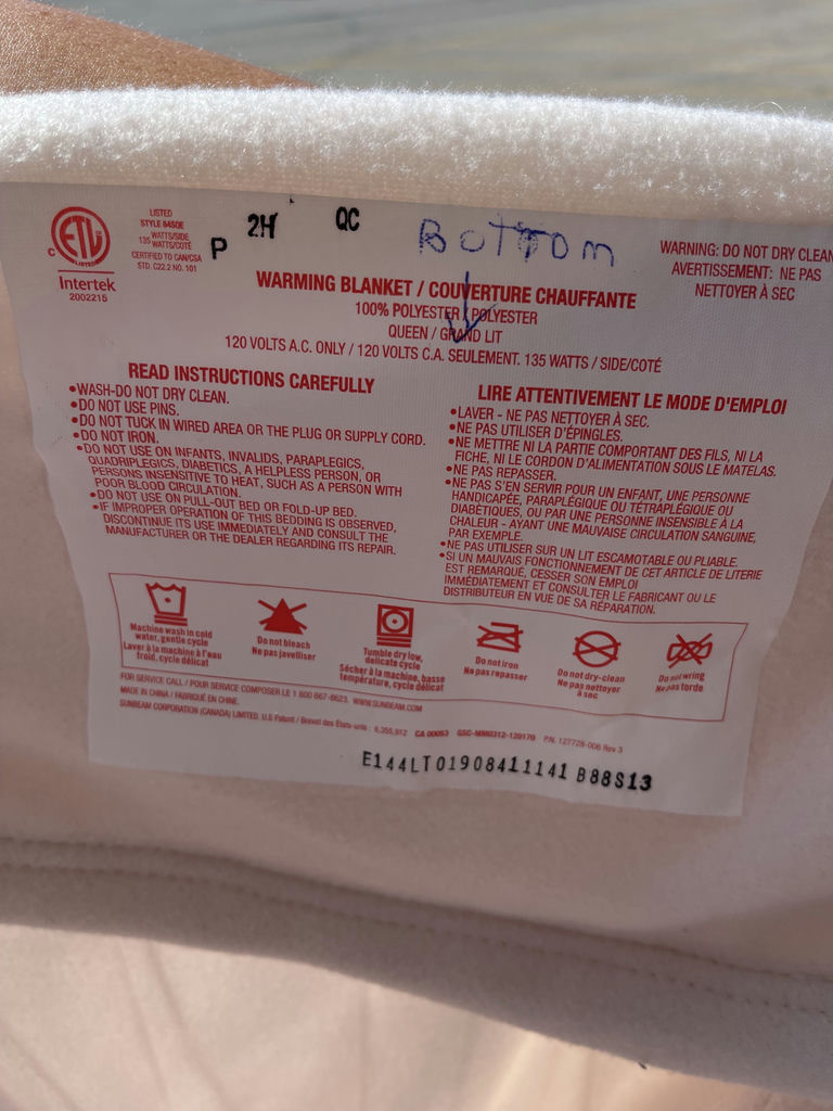 Heating Blanket - image 5 of 7
