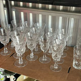 Crystal Glasses Granada By Val St Lambert - thumbnail 1 of 13