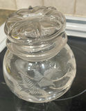Antique Etched Fern Glassware - thumbnail 6 of 22
