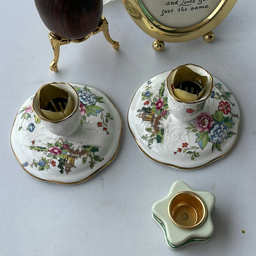 Porcelain Cherubs, Greek Plates, Wedgwood Pewter Vase and More - image 28 of 32