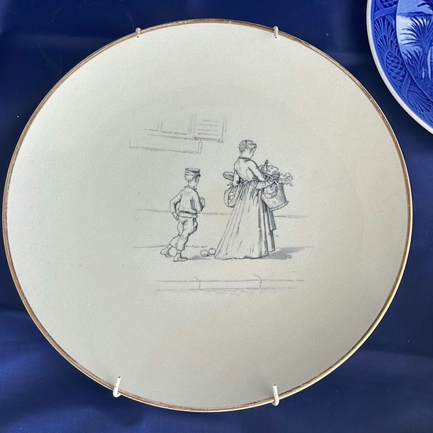 Vintage and Antique Plates, Delft Trivet and small Bowl - image 6 of 24