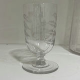 Vintage Etched Fern Patterned Glassware  - thumbnail 7 of 13