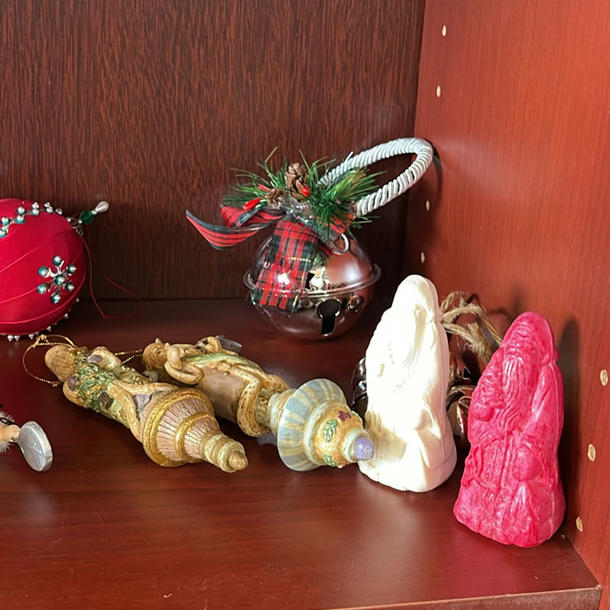 Waterford Christmas Ornaments And Handmade Sleigh - image 3 of 22