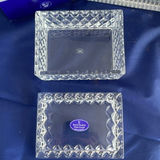Helen Millard Glass Paperweight, Royal Doulton Crystal Trinket Box, Oil and Vinegar holder and Crystal Frame - thumbnail 7 of 13