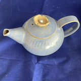 Pottery including small Blue Teapot and Soup Bowls with Underplates - thumbnail 13 of 18