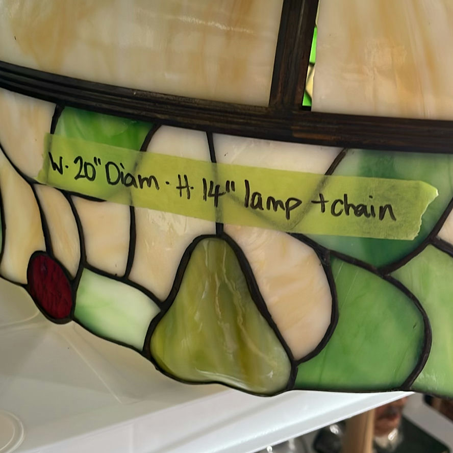 Tiffany Style Fruit Motif Hanging Light Fixture - image 3 of 10