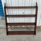 Wooden 3 Shelf Wall Hanging Display Unit - thumbnail 1 of 5