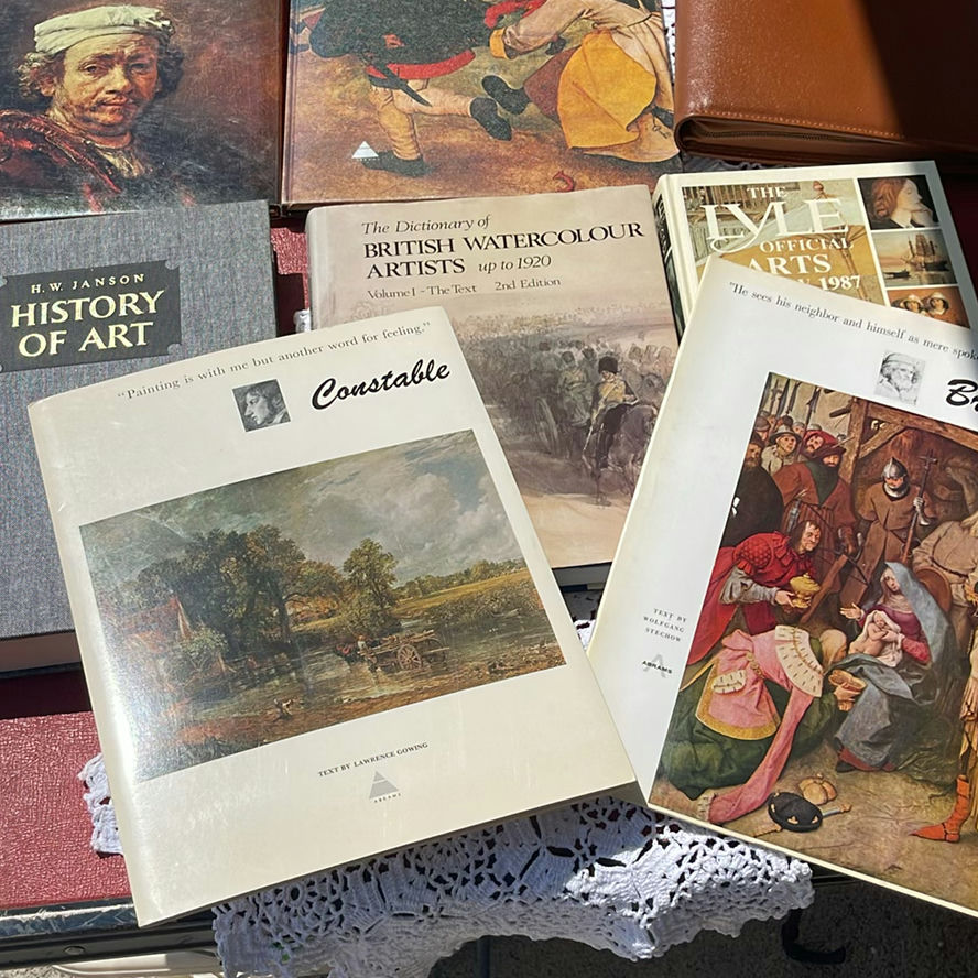 Books on Artists and Leather Portfolio - image 1 of 14
