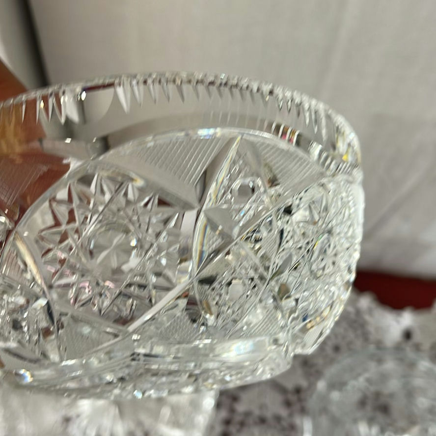 Crystal Servingware and Napkin Rings - image 10 of 15