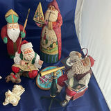 Decorative Santa Lot including Jim Shore Santa holding Boat - thumbnail 2 of 19