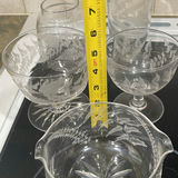 Antique Etched Fern Glassware  - thumbnail 21 of 22