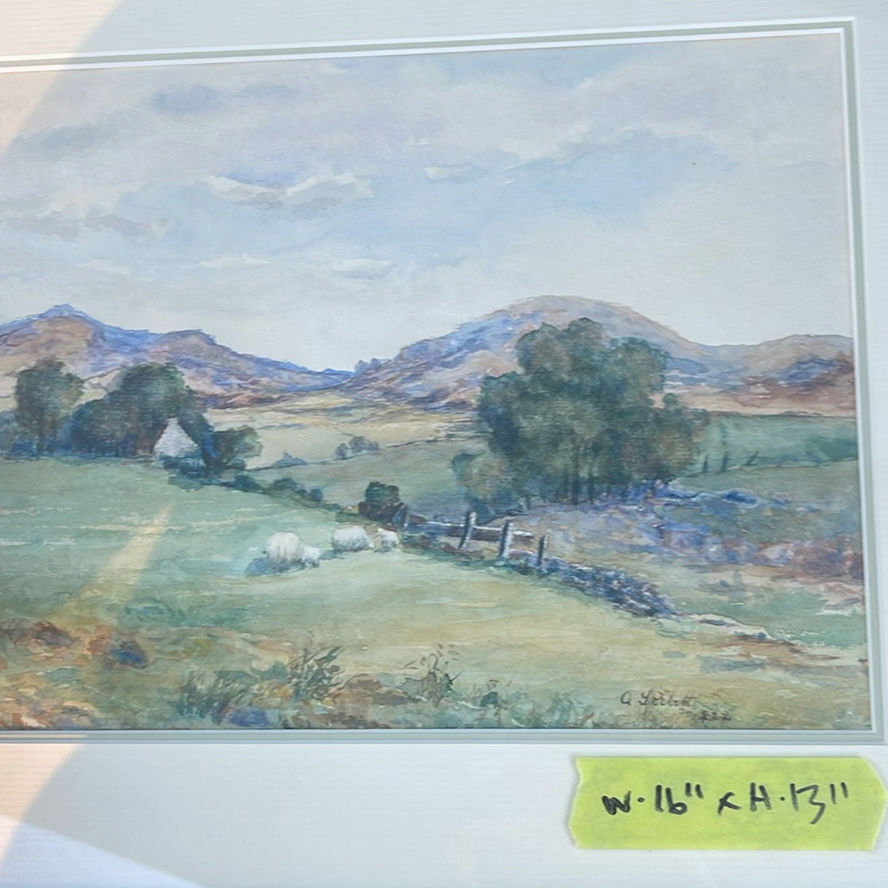 British Artist A. Torbet Watercolour and Unsigned British art - image 13 of 13