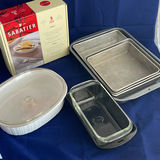 New Sabatier Creme Brulee Set, Corningware Casserole and Pans  - thumbnail 1 of 8