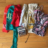 Various Vintage Aprons And Coaster Set - thumbnail 1 of 6