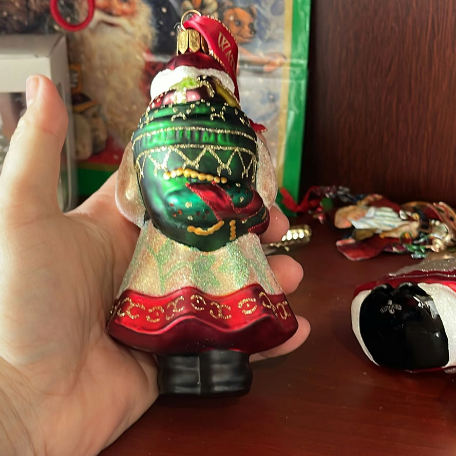 Waterford Christmas Ornaments And Handmade Sleigh - image 11 of 22