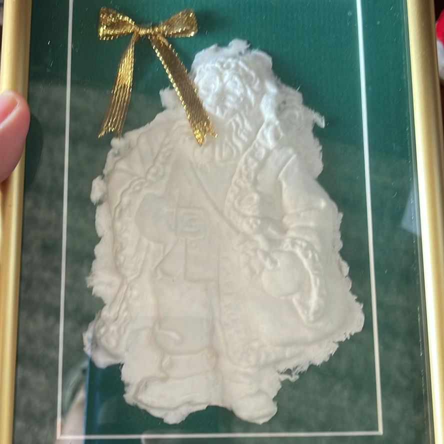Santa Figures and Framed Art - image 9 of 12