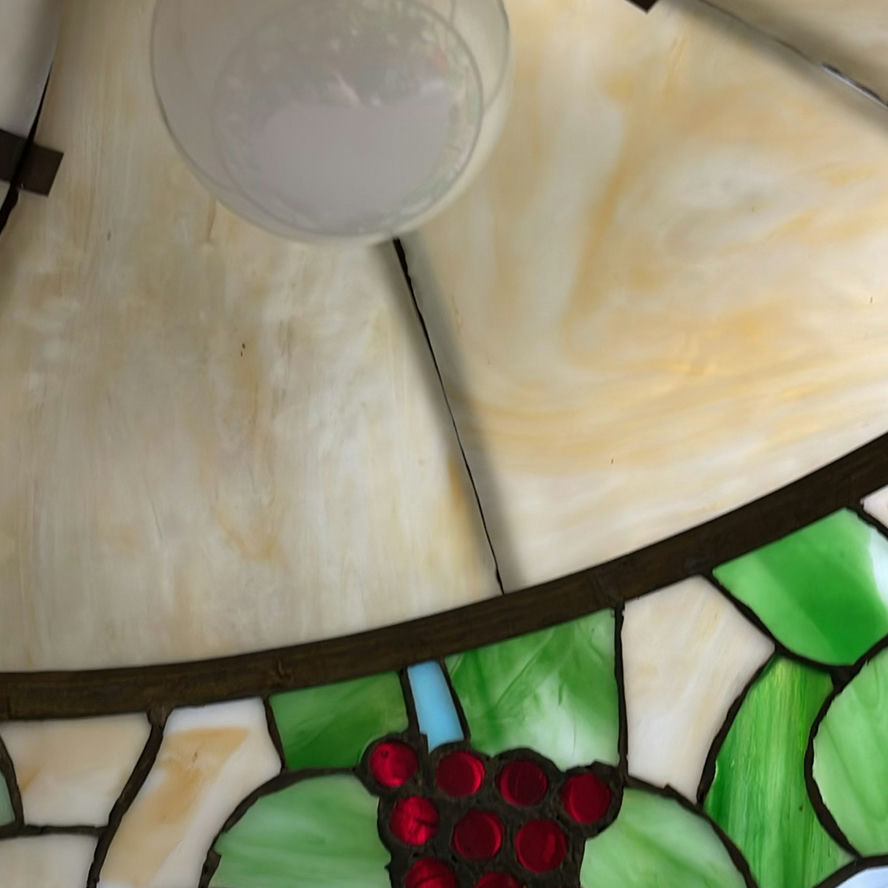 Tiffany Style Fruit Motif Hanging Light Fixture - image 9 of 10