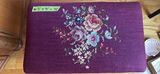 Vintage Wooden Footstool with Needlepoint Tapestry - thumbnail 2 of 7