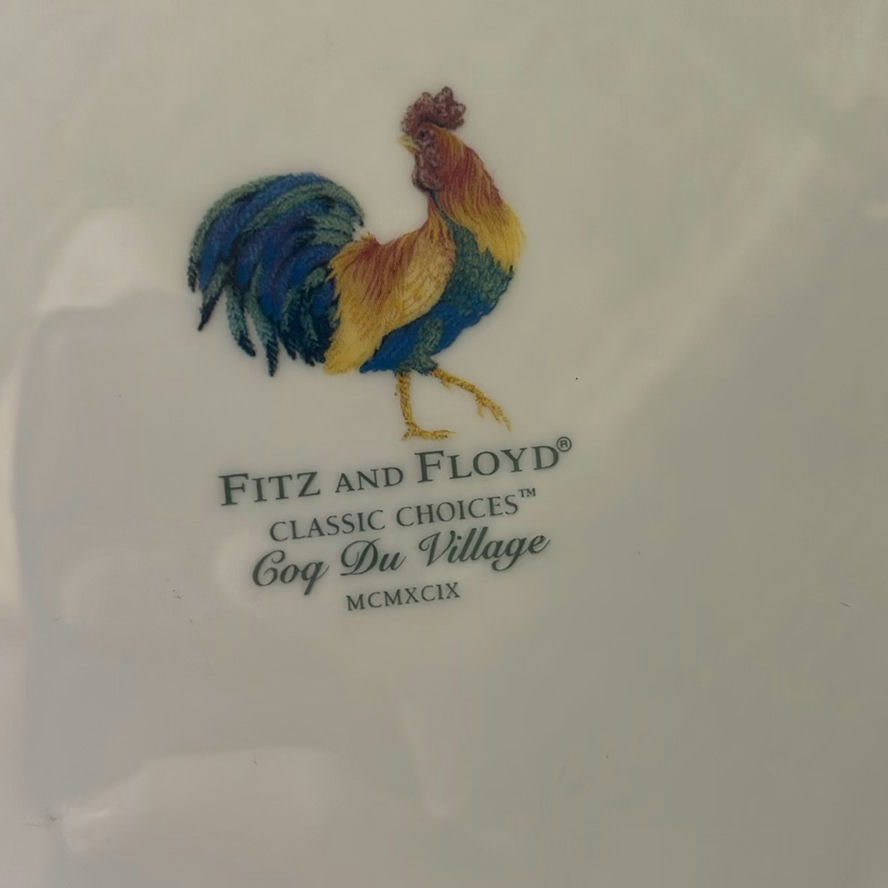 Fitz and Floyd Coq du Village Dinnerware - image 11 of 12