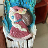 Handmade Santa in Canoe, Santa at Desk and on Wood - thumbnail 16 of 16