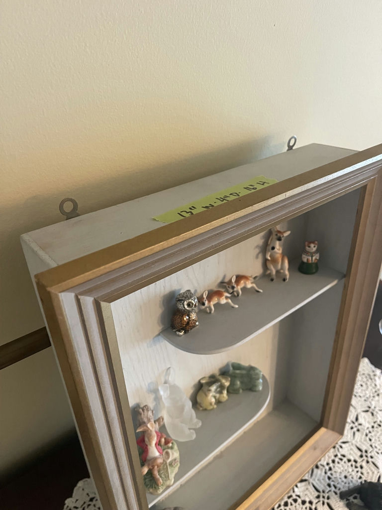 Wall Shelving With Miniature Figures - image 11 of 11