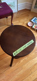 Dark Wood Swivel Stool - thumbnail 2 of 4