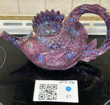 Purple Fish Teapot - thumbnail 1 of 9