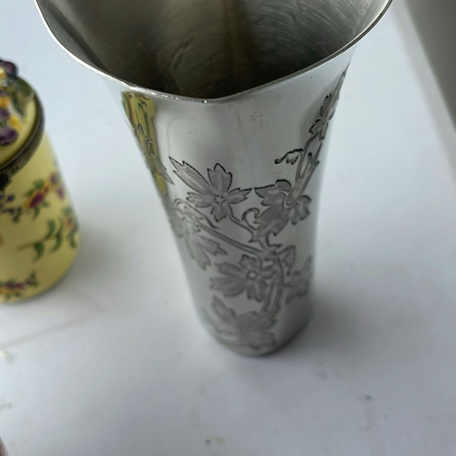 Porcelain Cherubs, Greek Plates, Wedgwood Pewter Vase and More - image 25 of 32