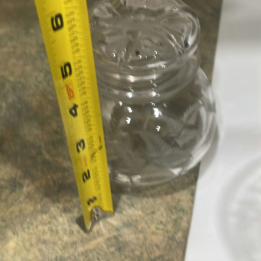 Antique Etched Fern Glassware  - image 22 of 22