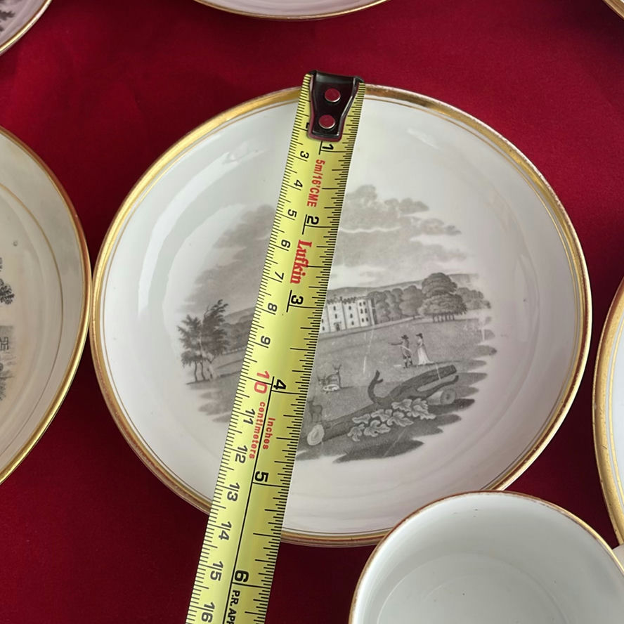 Antique English Regency Spode Bone China - image 4 of 19