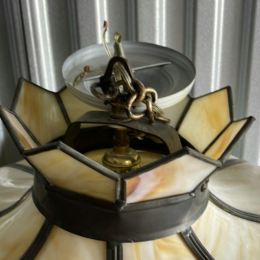 Tiffany Style Fruit Motif Hanging Light Fixture - image 5 of 10