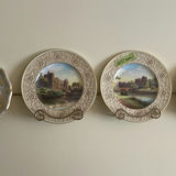 Gold Metal Plate Holder with 4 plates - thumbnail 1 of 17