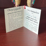 Iroquois Corn Husk Doll, Inuit Tea Cozy and Indigenous Tribal Figure - thumbnail 8 of 14