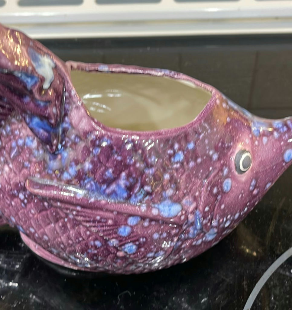 Purple Fish Teapot - image 9 of 9