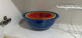 Vintage Pyrex Nesting Bowls in Primary Colours - thumbnail 1 of 13