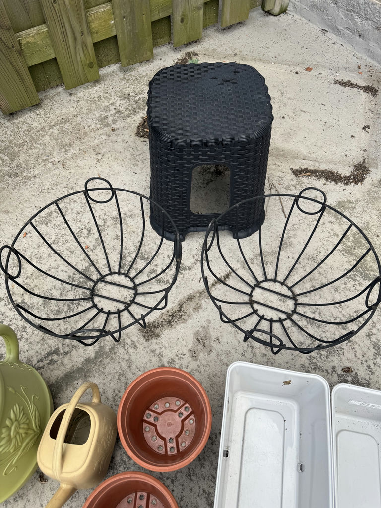 Plant Holders And Stool - image 5 of 5