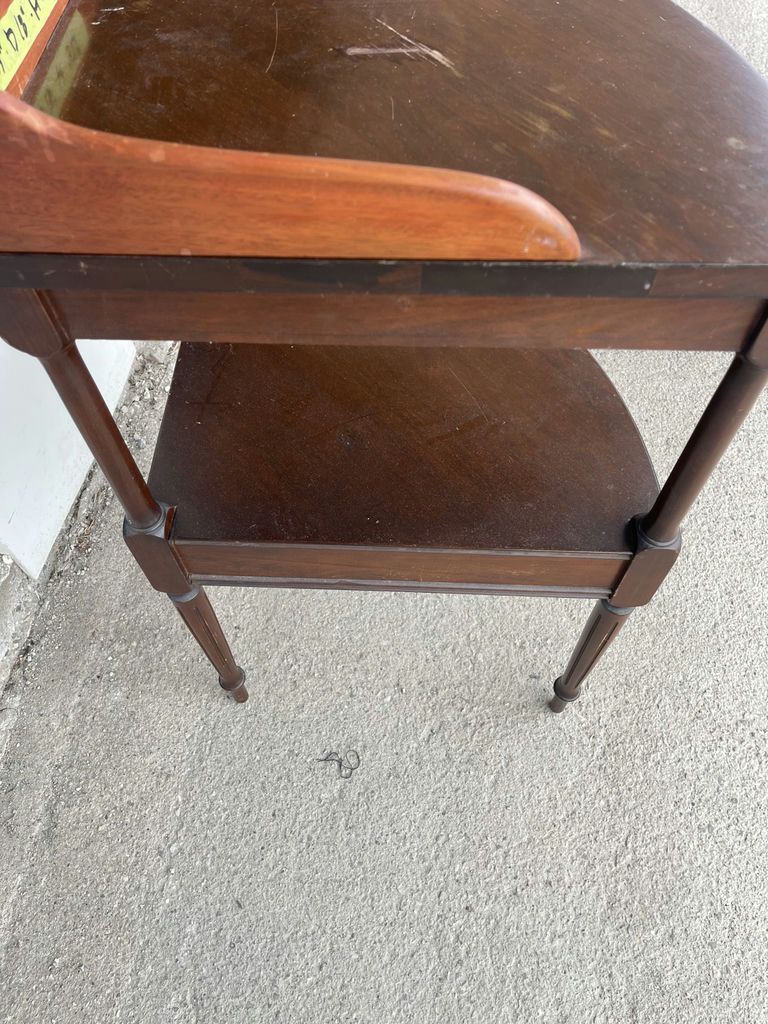 Vintage Mahogany Two Tier Accent Table - image 5 of 7