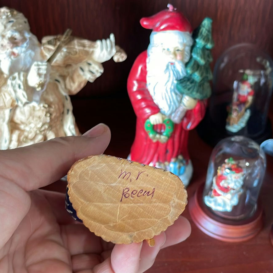 Santa Figures and Framed Art - image 4 of 12