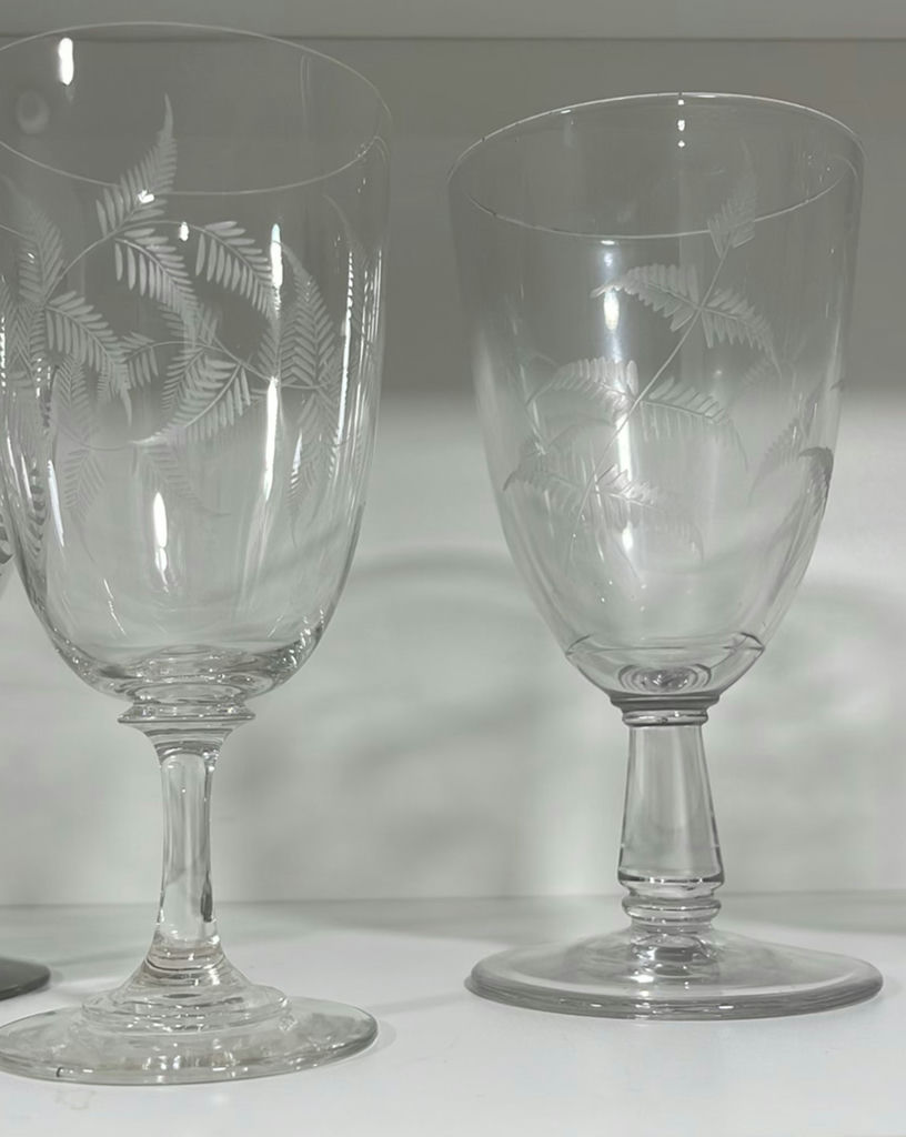 Antique 19th Century Victorian Fern Glassware - image 5 of 10