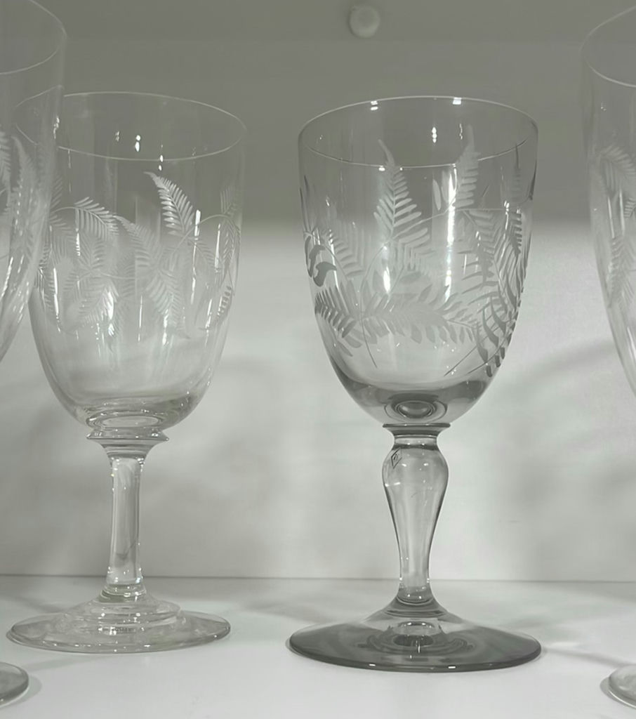 Antique 19th Century Victorian Fern Glassware - image 4 of 10