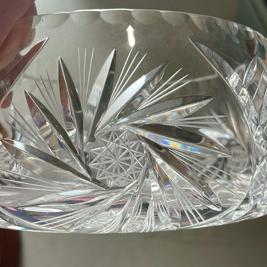 Various Crystal Bowls, Glasses and Vase - image 4 of 15