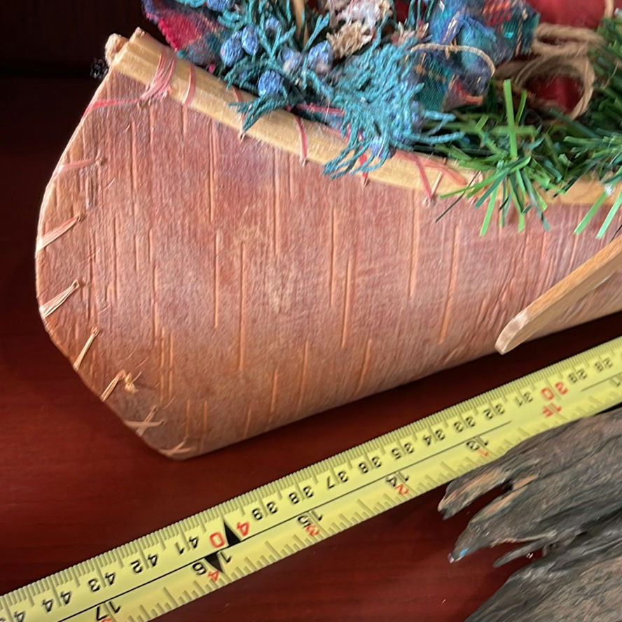 Handmade Santa in Canoe, Santa at Desk and on Wood - image 9 of 16