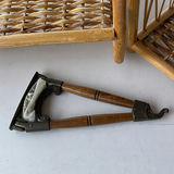Vintage 3 Tiered and 2 Tiered Rattan and Wicker Wall Shelves - thumbnail 4 of 5