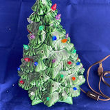 Vintage Green Ceramic Light Up Tree - thumbnail 5 of 8