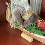 Handmade Santa in Canoe, Santa at Desk and on Wood - thumbnail 13 of 16