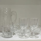 Vintage Etched Fern Patterned Glassware - thumbnail 12 of 13